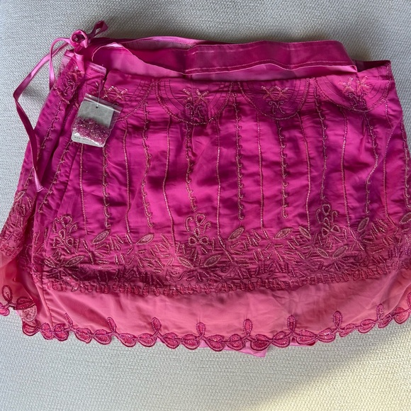 Free People Lala Satin Mini Skort - Picture 2 of 3